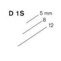 Gubia pfeil serie D - perfil 1S